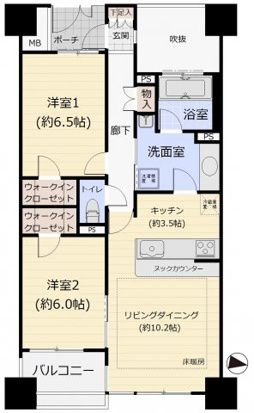 Ｄ’グラフォート世田谷芦花公園の間取り