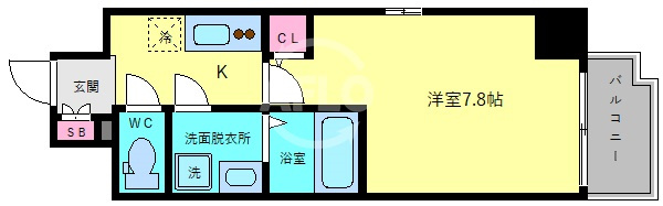 グランカーサ天王寺EASTの間取り|エスカーサ天王寺国分町　間取り