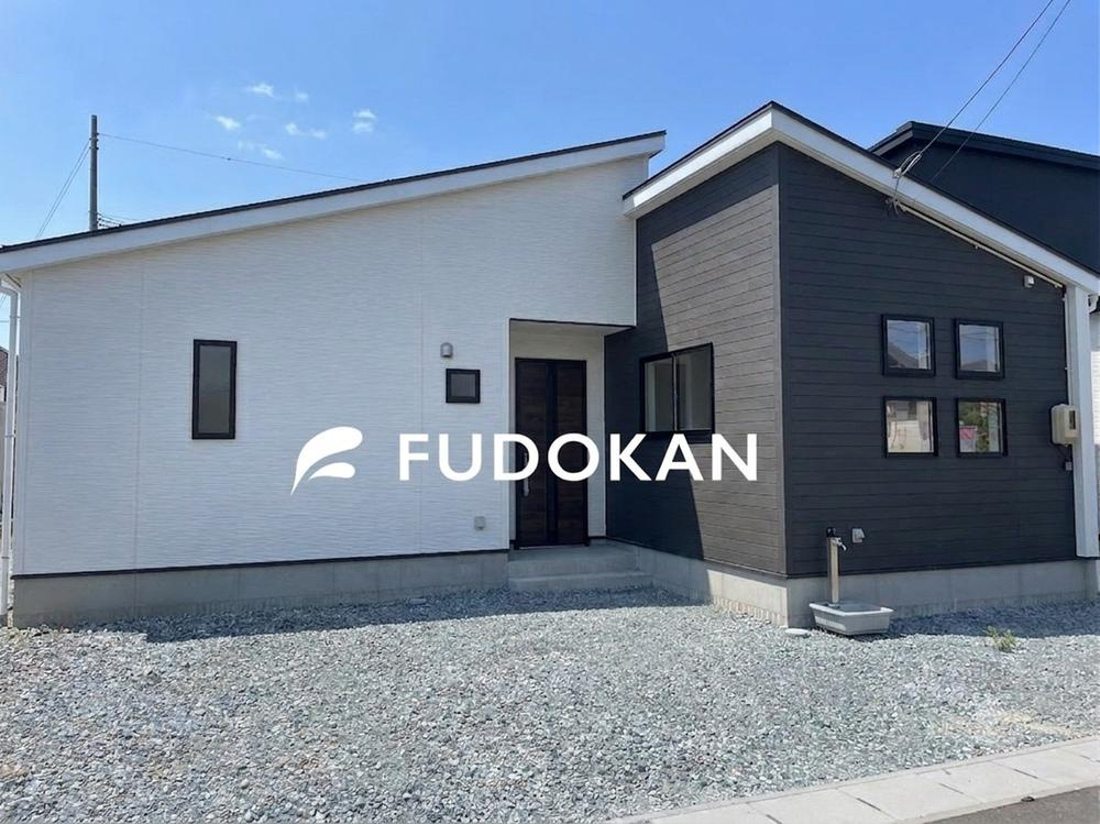 山形市浜崎1期【新築建売】1号棟の外観|現地外観写真。ご予約受付中！