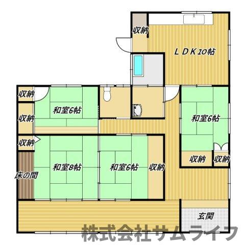 【間取り】 | 桂川町土師　平屋