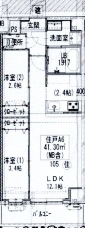 GENOVIA梅島の間取り