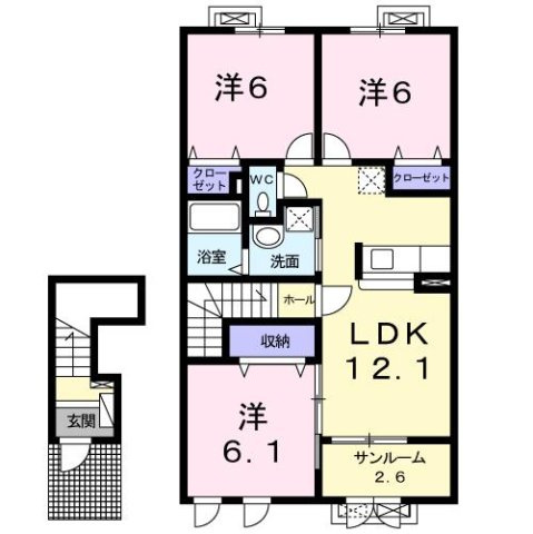 ソフテイルＦの間取り