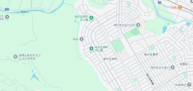 神戸市西区桜が丘西町　第2期　新築一戸建ての地図