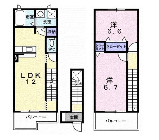 エクセラン　セードルの間取り