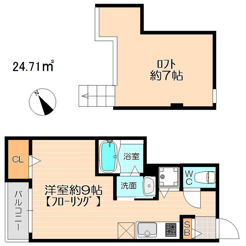 MUSE箱崎の間取り