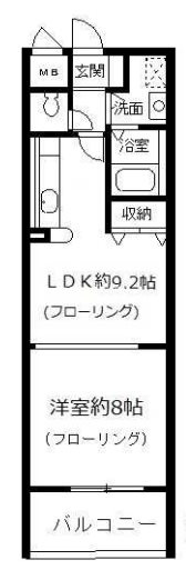 コーシン本町橋の間取り