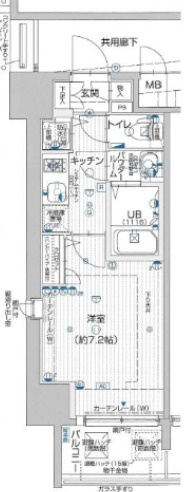 エスリード阿波座ノースプレイスの間取り