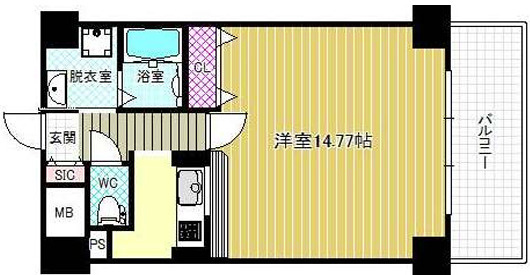 ブラーヴォ扇町の間取り