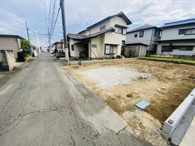 新築　高崎市棟高町21期　1号棟の前面道路含む現地写真|現地写真　北側接道幅員約4ｍ