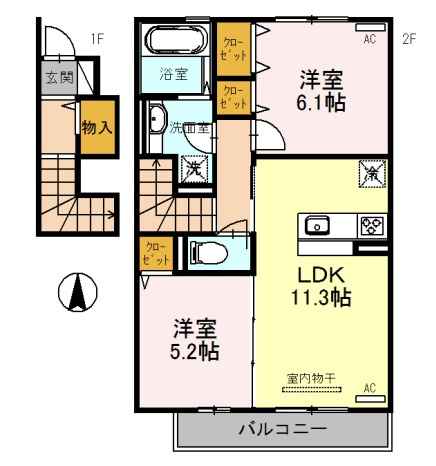 【間取り】 | Arpege | Ａｒｐｅｇｅ（グッドホーム）