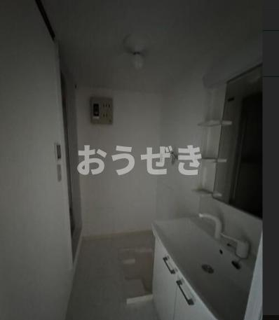 木場ハイツの独立洗面台