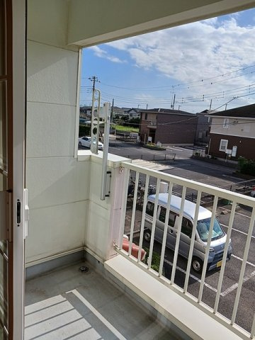 オレンジハウスのバルコニー|陽当たり良好なバルコニーです
