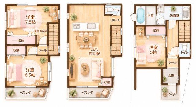 池田旭町　中古一戸建ての間取り|間取り図はいかがですか？ご希望を叶える間取りですか？リビングの広さは？水回りの位置は？カウンターキッチン？など色々な情報が集約されています。弊社ではリフォームなどのご相談も承っております。
