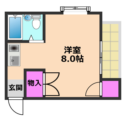 STヴィラ芥川の間取り