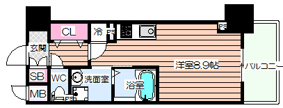 【間取り】 | LOWLANDS西天満