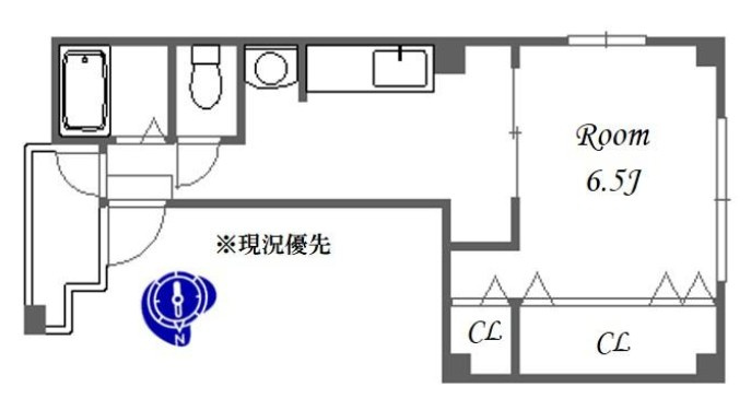 関マンションの間取り
