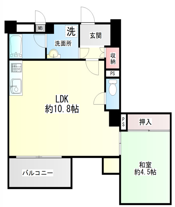 ストークマンション内本町の間取り