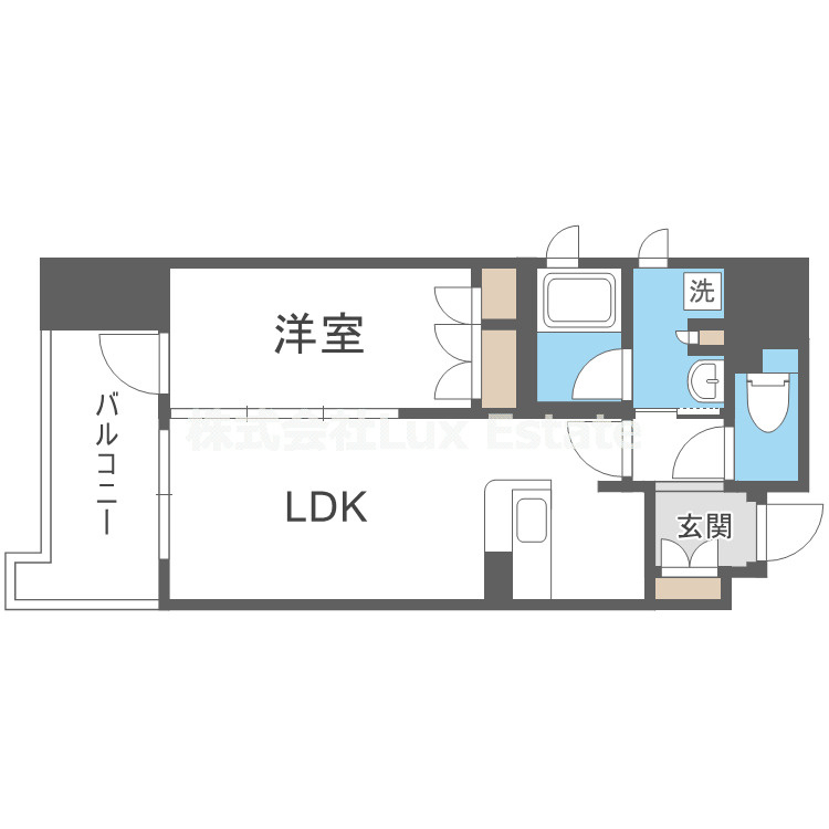 セイワパレス大手前西の間取り