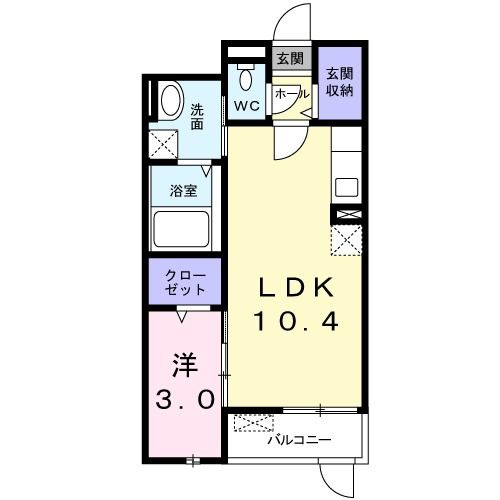 カンパーニュ　アウローラの間取り
