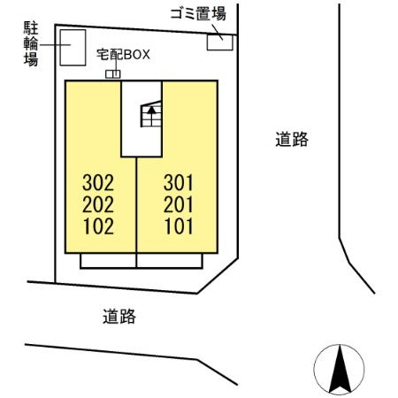 ステラートＡＲＫの区画図