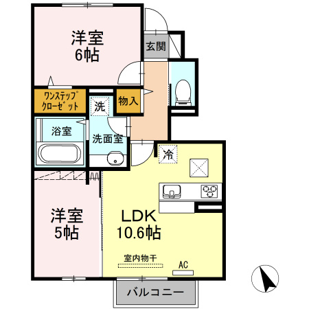 ブルースターの間取り