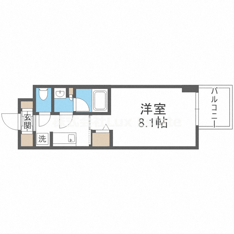 Dimus北浜の間取り