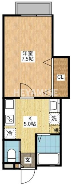 プチメゾン小野Fの間取り