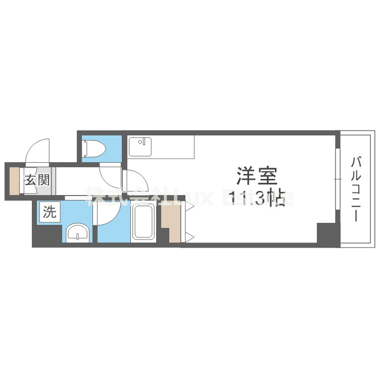 アビテ北御堂の間取り