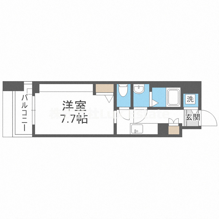 グランドロアール天満橋の間取り
