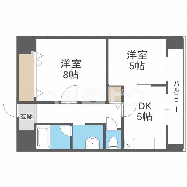 ヴェルドミール山忠松屋町の間取り