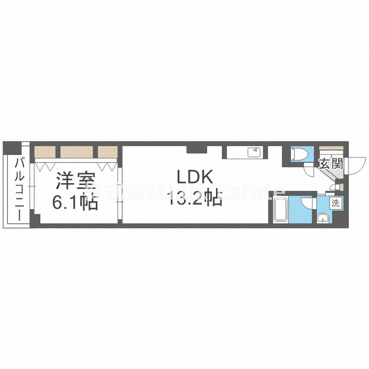 ブラービ南船場の間取り