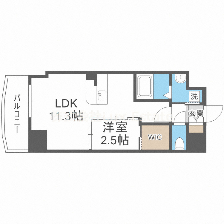 セレニテ堺筋本町リアンの間取り