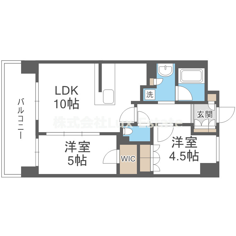 SK RESIDENCES SHINSAIBASHIの間取り