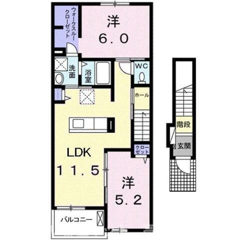 【間取り】 | キャッスル　Ｃ
