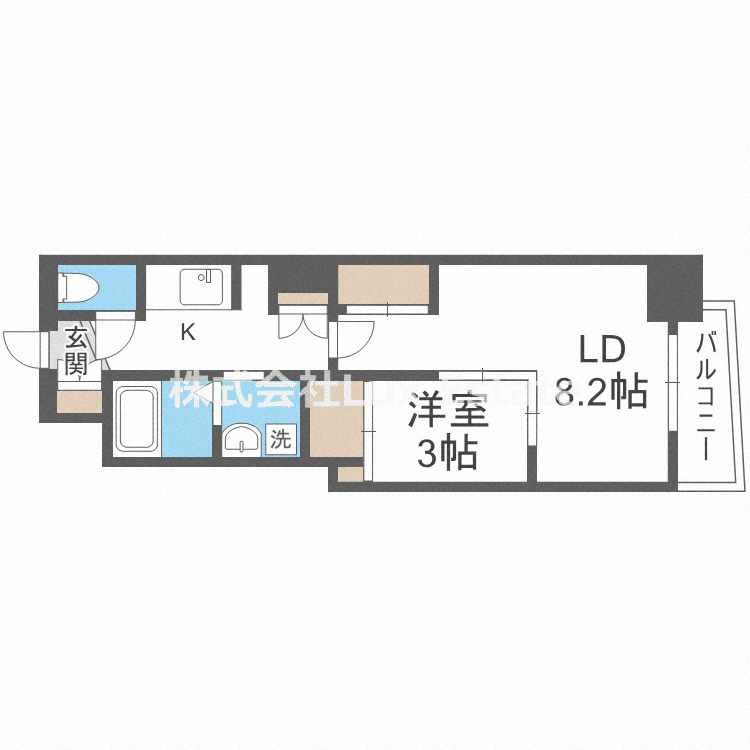 SERENiTE谷町croixの間取り