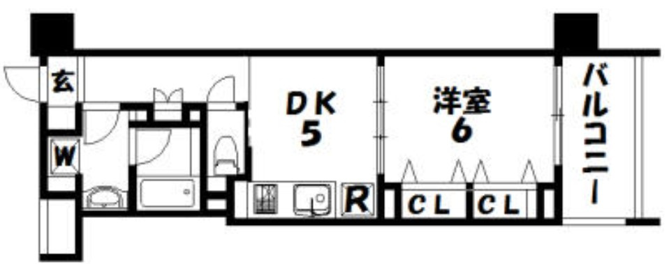 クリオ松戸伍番館の間取り