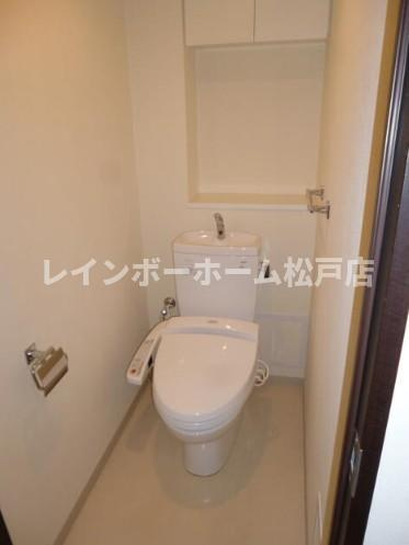 クリオ松戸伍番館のトイレ|シンプルで使いやすいトイレです
