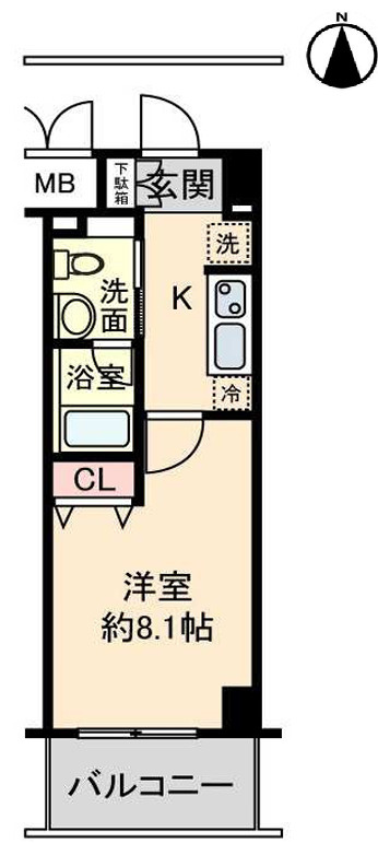 グルーヴ日本橋の間取り