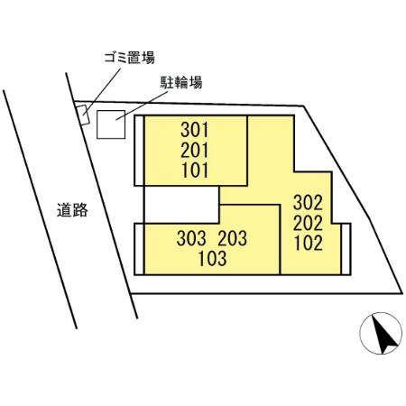 ブバルディア湘南辻堂の区画図