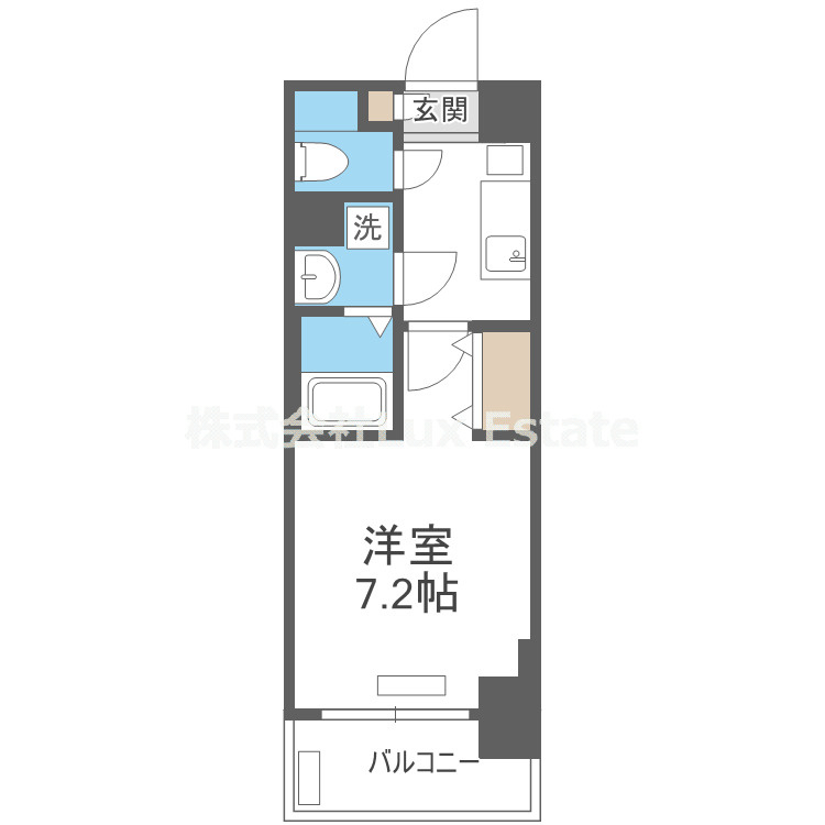 アスヴェル大阪城WESTⅡの間取り