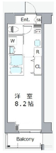 クレヴィスタ門前仲町グランの間取り