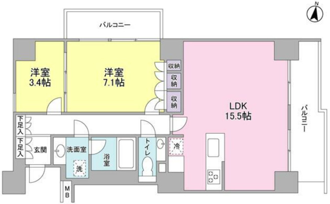 【間取り】 | ディアレンス池上南ＥＡＳＴ