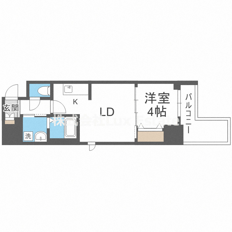 ラクラス堺筋本町の間取り