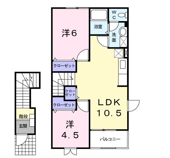 【間取り】 | クレストール　ピュア