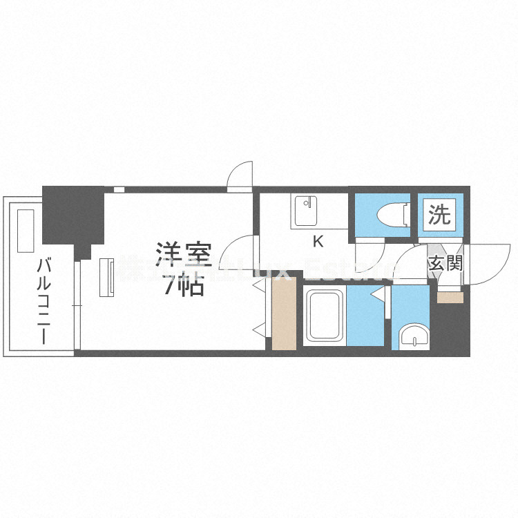 フォーリアライズ南堀江ヴィータの間取り
