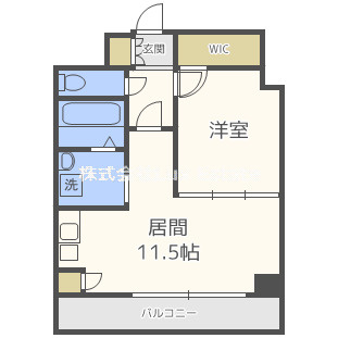 アプリーレ堺筋本町の間取り