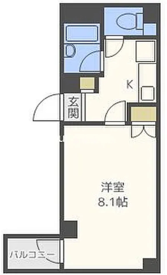 南船場マンションの間取り