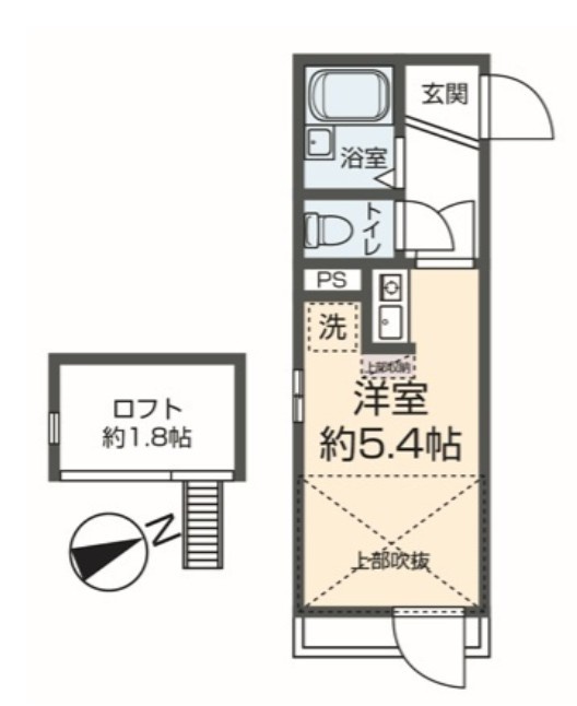 グローリア北千住の間取り