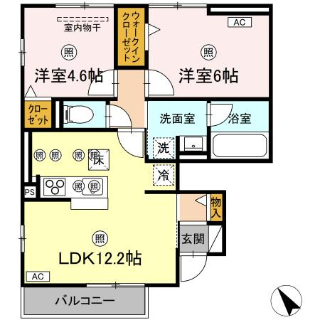 ラ・グランシューズの間取り
