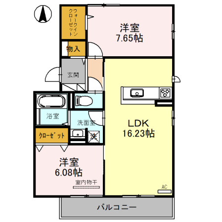 モンパレスの間取り